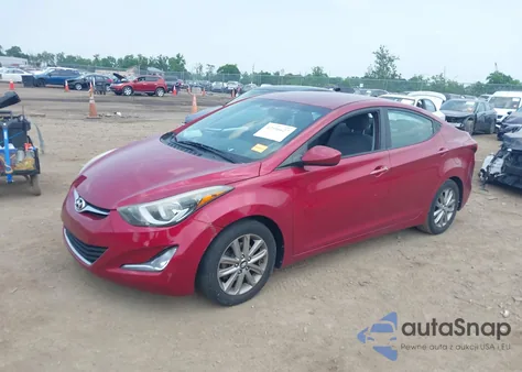 2016 Hyundai Elantra Se из США, поврежденный, VIN 5NPDH4AE2GH653924